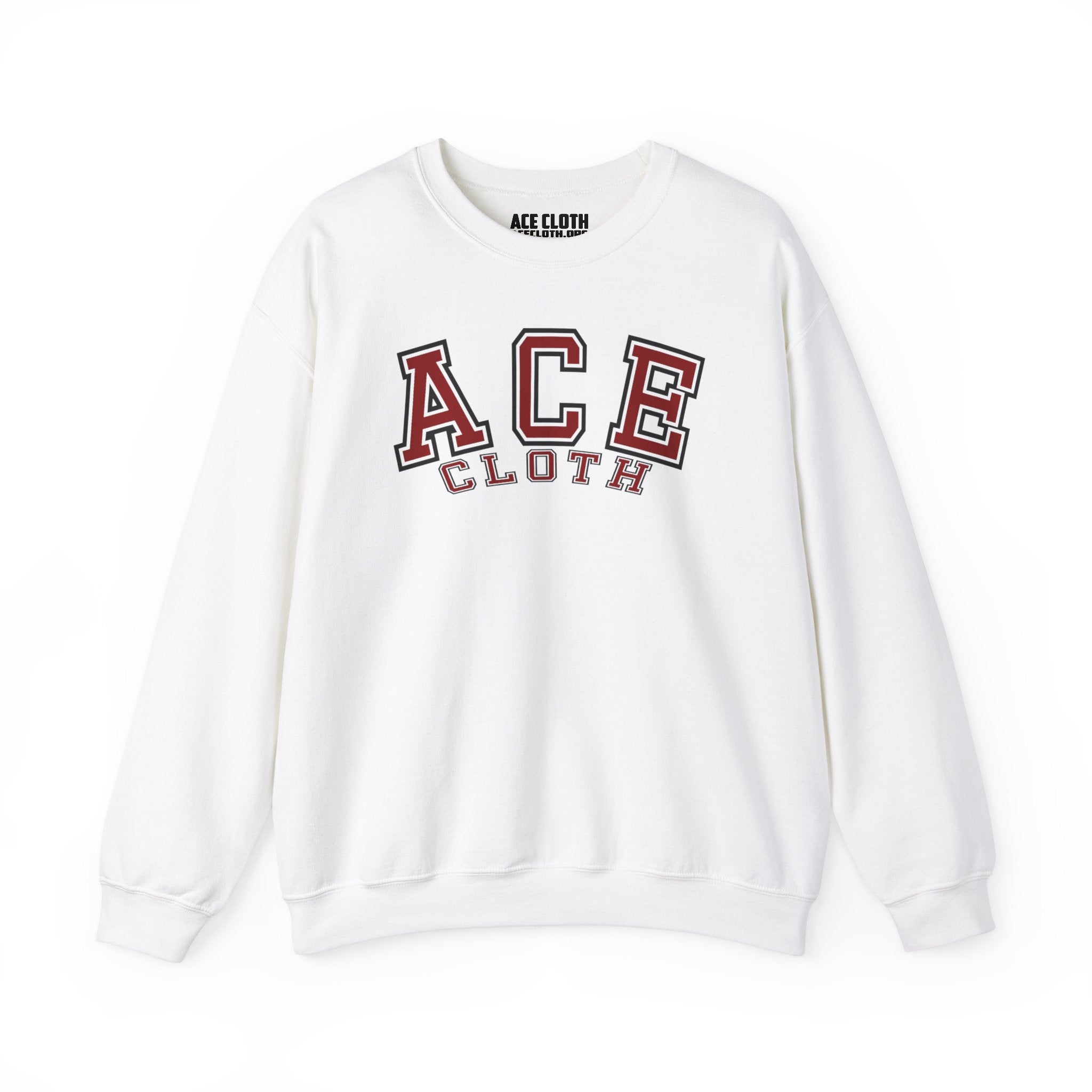 Ace cloth dark red sweatshirt