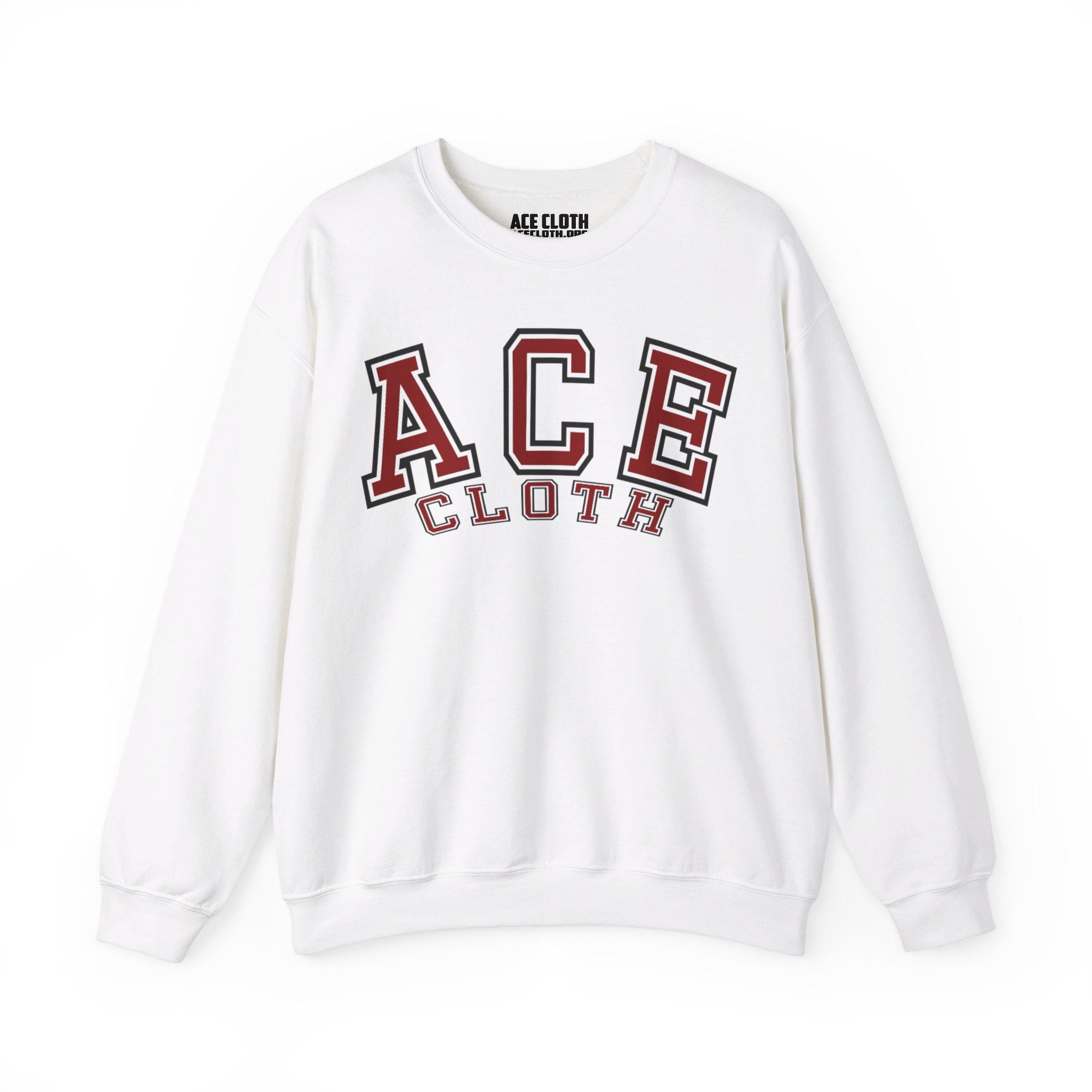 Ace Cloth dark red sweatshirt