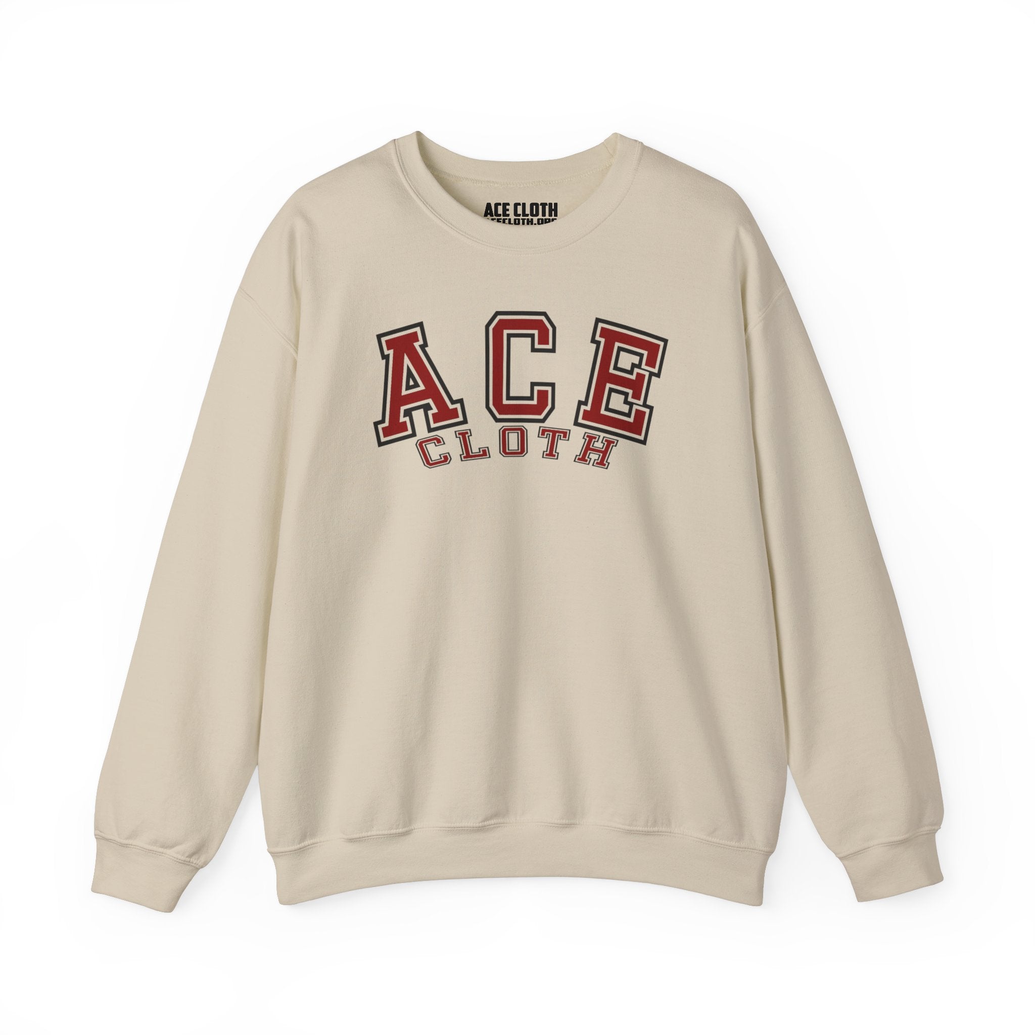 Ace cloth dark red sweatshirt